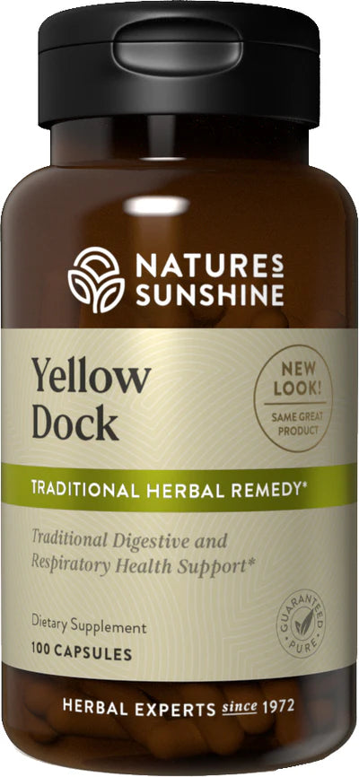 Natures Sunshine Yellow Dock Capsules (100)