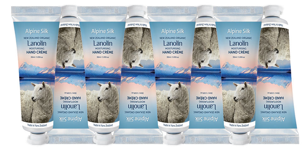 Alpine Silk Organic Lanolin Hand Creme 30ml 6 plus 2 Free