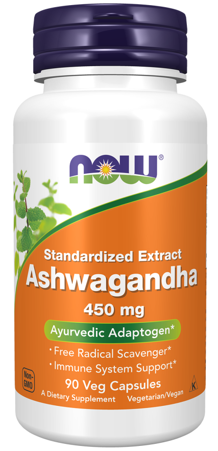 Now  Ashwagandha 450 mg Veg Capsules 60