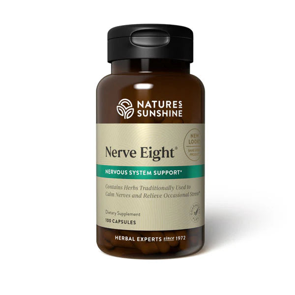 Natures Sunshine Nerve Eight Capsules (100)