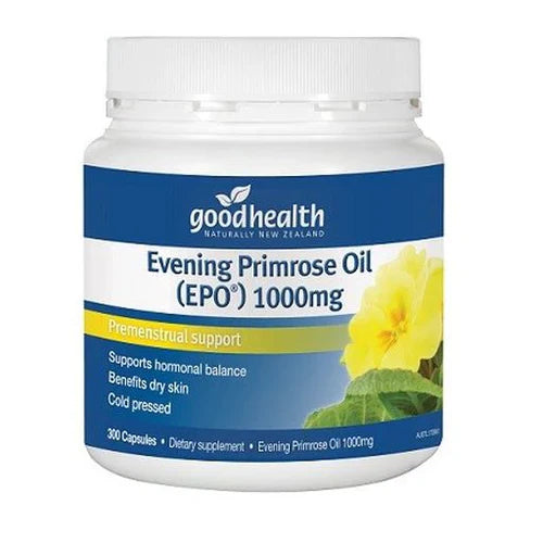 GoodHealth EPO Pure Evening Primrose Oil 1000mg 300 VegiCapsules