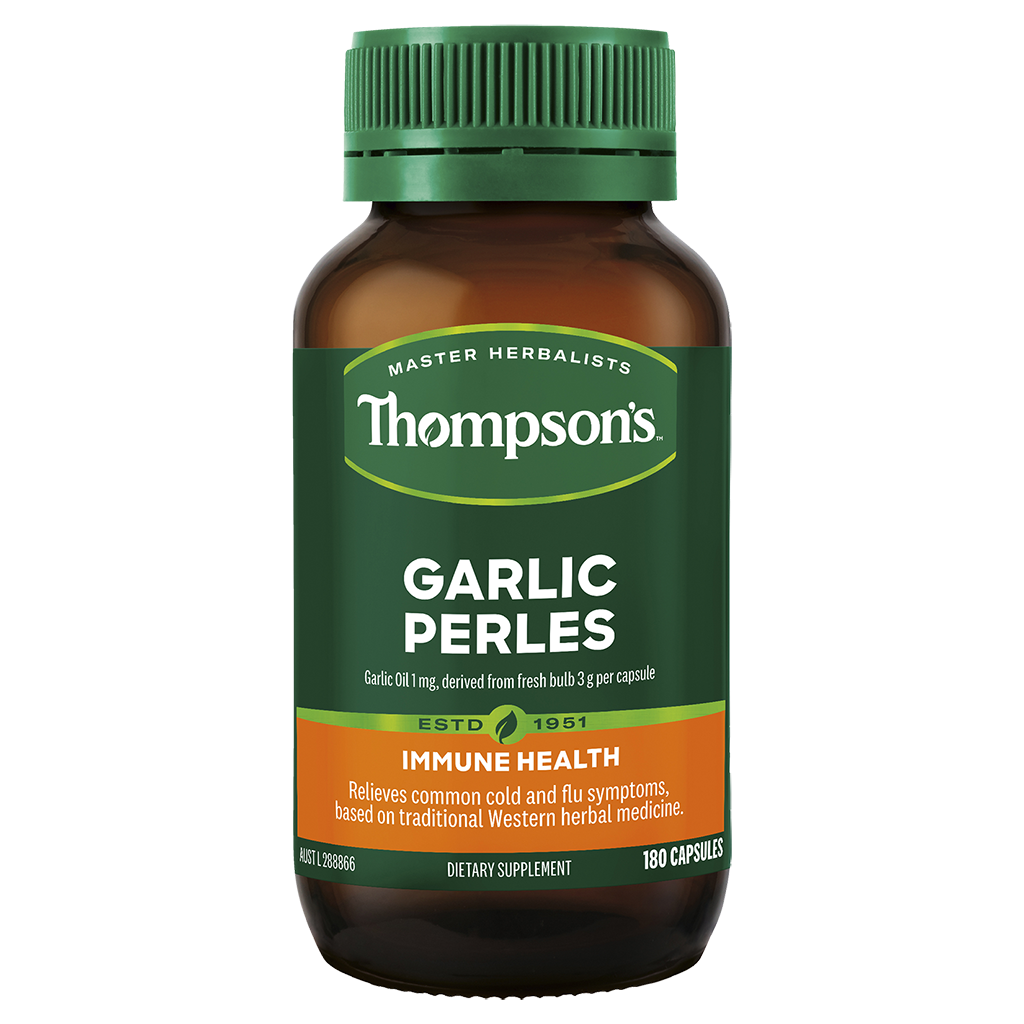 Thompsons Garlic Perles Capsules 180