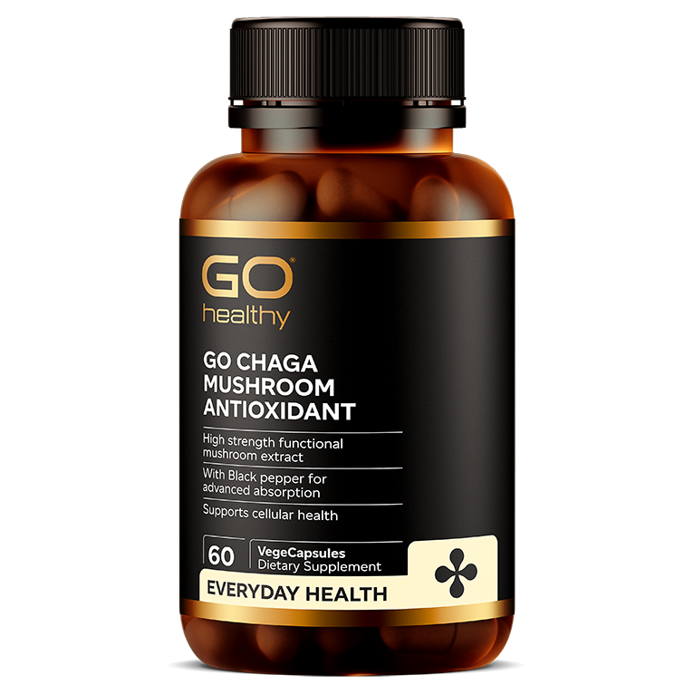 Go Chaga Mushroom Antioxidant Vegecapsules 60