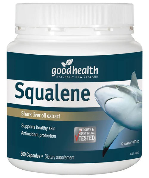 GoodHealth Squalene Shark Oil 1000mg Capsules 300