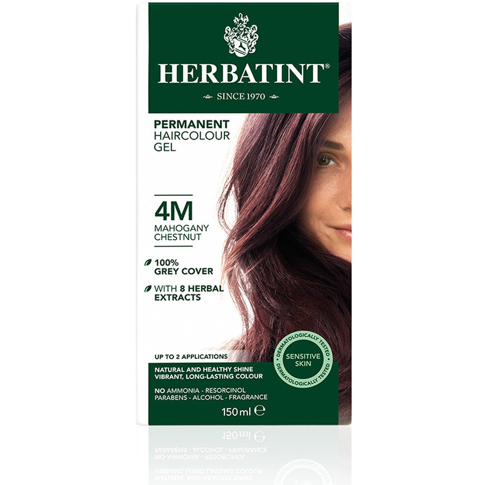 Herbatint Permanent Herbal Haircolour Gel - Mahogany Chestnut 4M