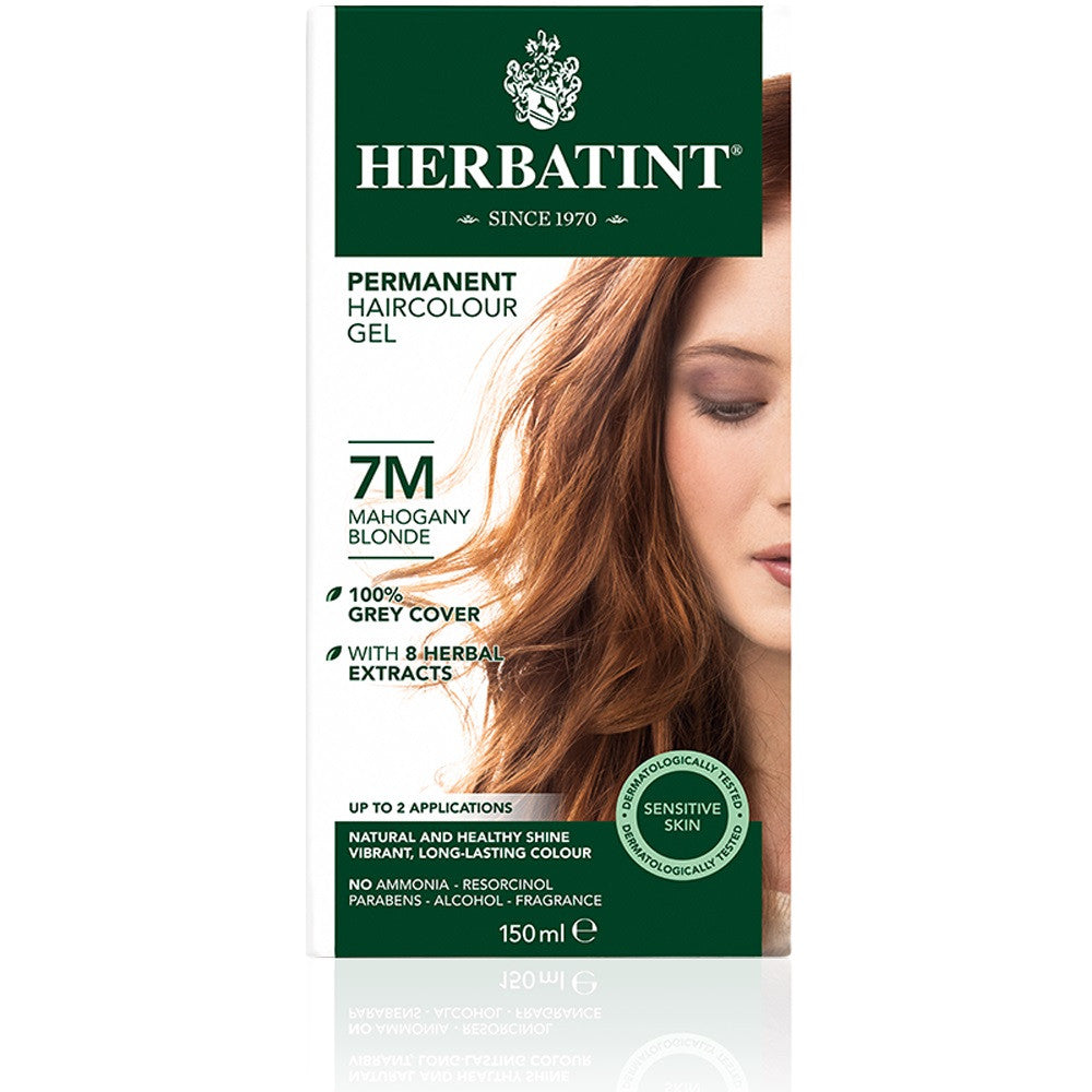 Herbatint Permanent Herbal Haircolour Gel - Mahogany Blonde 7M