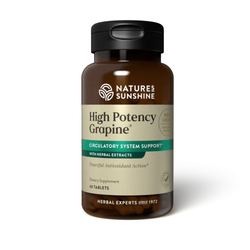 Natures Sunshine High Potency Grapine Tablets 60