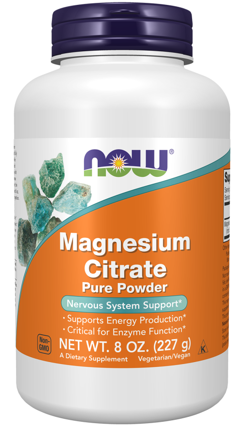 Now Magnesium Citrate Pure Powder 227g