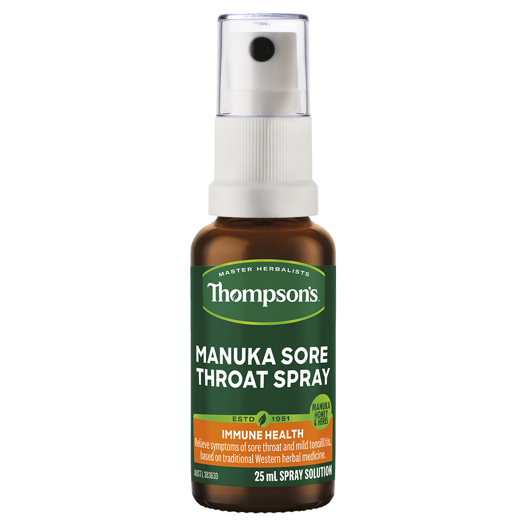 Thompson's Manuka Throat Spray Rapid Relief 25ml