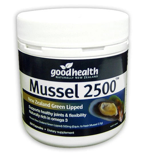 Goodhealth Mussel 2500 Green Lipped Mussel 500mg Capsules 300