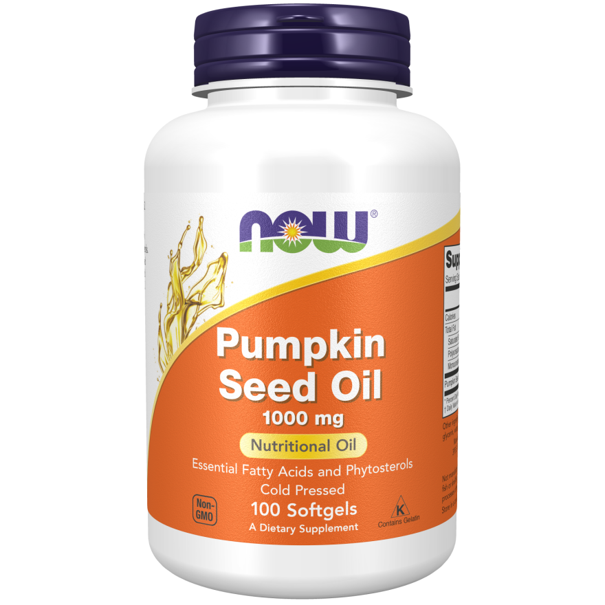 Now Pumpkin Seed Oil 1000mg Softgels 100