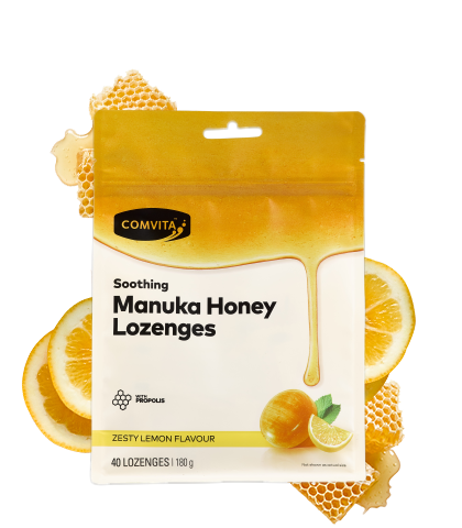 Comvita Manuka Honey Lemon & Honey 40 Lozenges