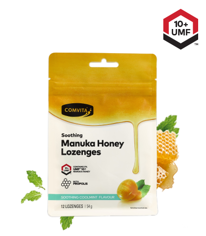 Comvita Manuka Honey with Propolis  Coolmint 12 Lozenges