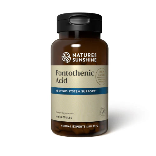 Natures Sunshine Pantothenic Acid 250mg Capsules 100