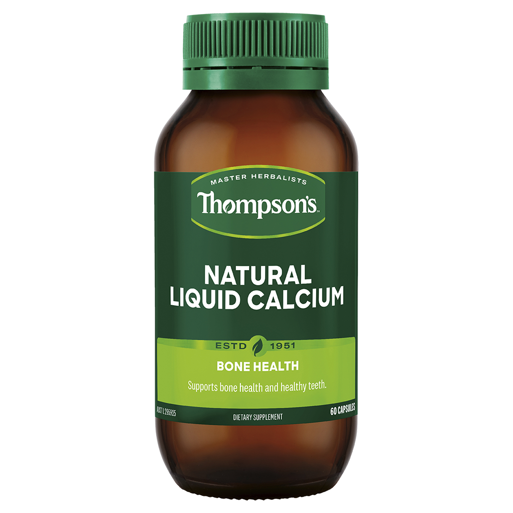 Thompsons Natural Liquid Calcium - 60 capsules