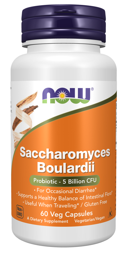 Now Foods Saccharomyces Boulardii VCaps 60