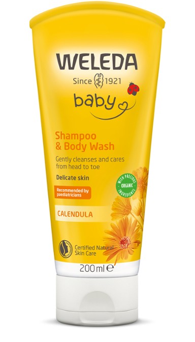 Weleda Baby Calendula Shampoo & Body Wash 200ml