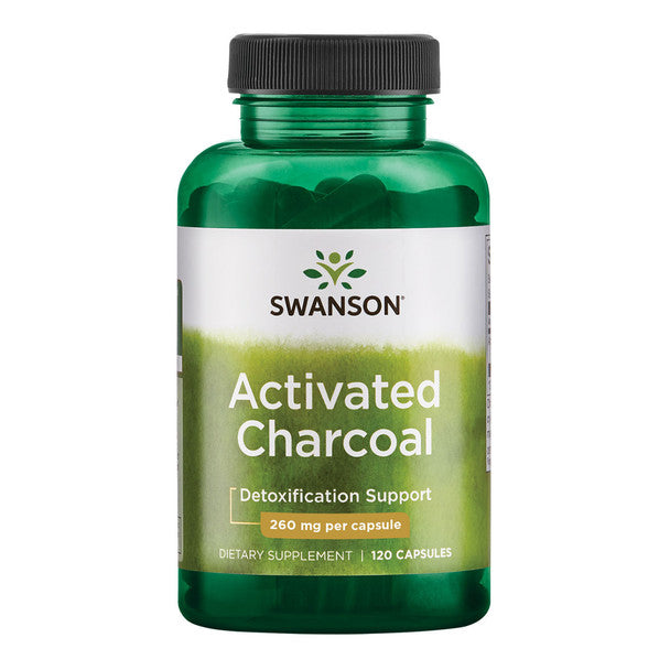 Swanson Activated Charcoal C 260mg 120