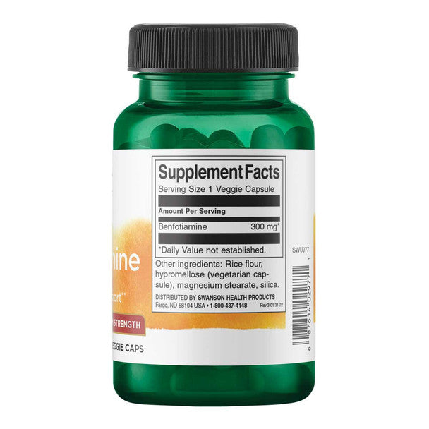 Swanson Benfotiamine VCaps 300mg 60