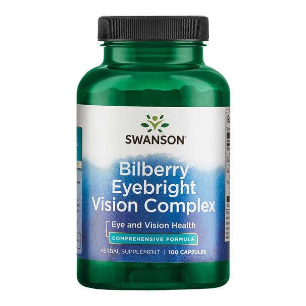 Swanson Bilberry Eyebright Vision Complex Capsules 100