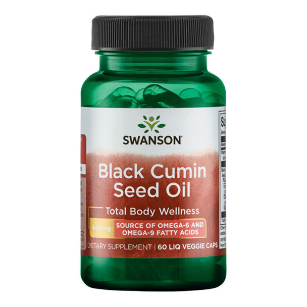 Swanson Black Cumin Seed Oil 500mg Soft Gels 60