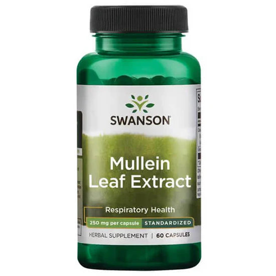 Swanson Mullein Leaf Extract Capsules 250mg 60