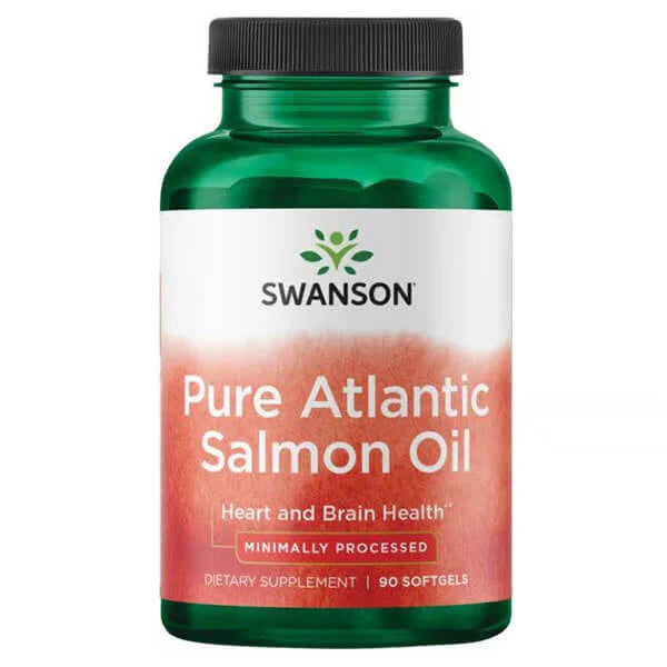 Swanson Pure Atlantic Salmon Oil Softgels 1050mg 90