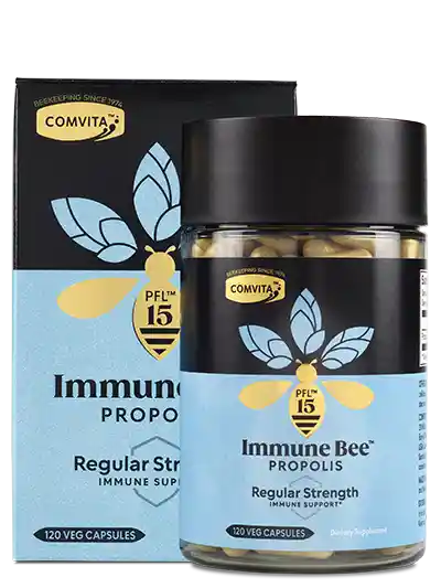 Comvita Immune Bee™ Propolis Regular Strength PFL15 Veg Capsules 90