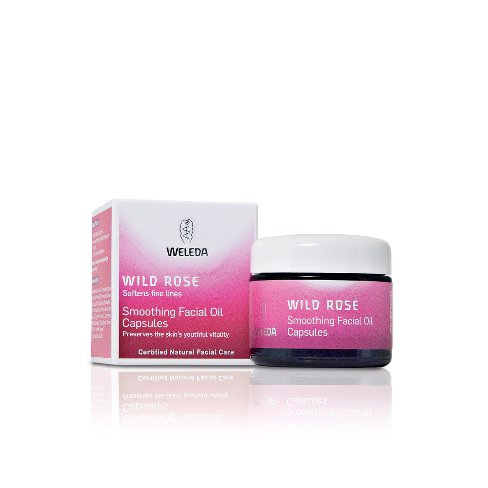 Weleda Wild Rose Smoothing Facial Oil Capsules 30