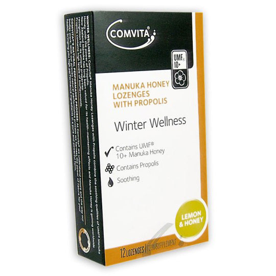 Comvita Manuka Honey Lemon & Honey 12 Lozenges