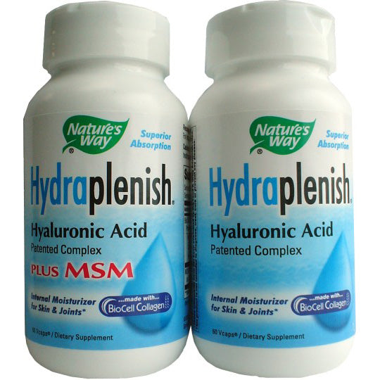 Natures Way Hydraplenish Vegecaps 60 with MSM