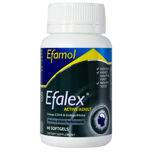 Efalex Active Adult Softgels 30