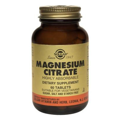 Solgar Magnesium Citrate Tablets 120