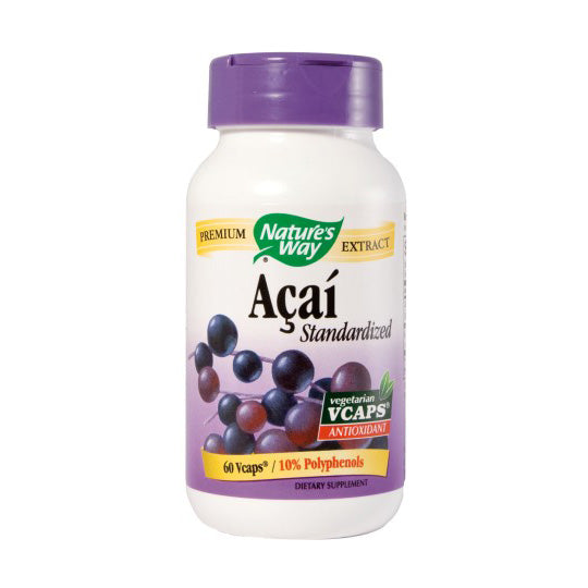 Natures Way  Açaí Standardised Extract 60 VCaps