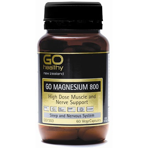 Go Magnesium 800 Vegecaps 60