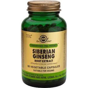 Solgar Siberian Ginseng Root Extract Vegetable Capsules 60