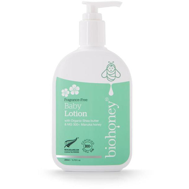 Biohoney Fragrance Free Baby Lotion 200ml