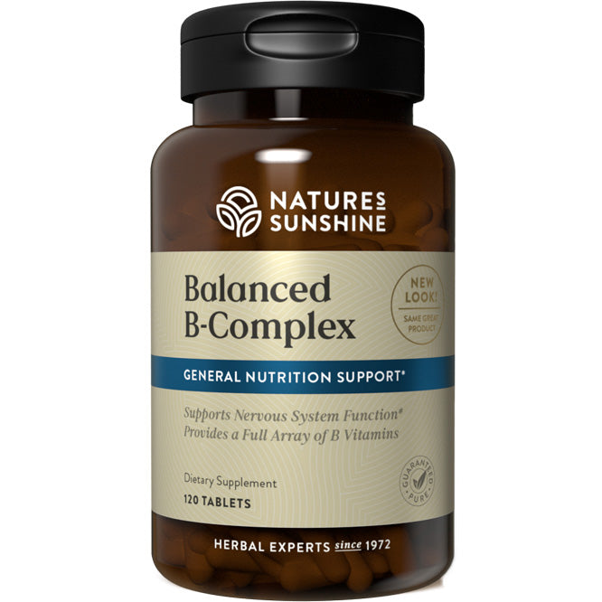 Natures Sunshine Balanced B Complex Tablets 120