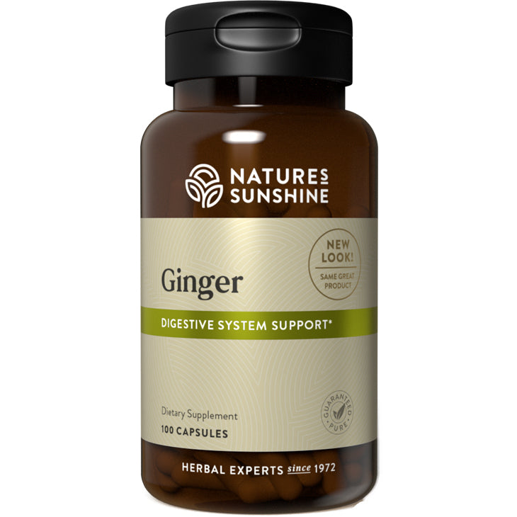 Natures Sunshine Ginger Capsules (100)