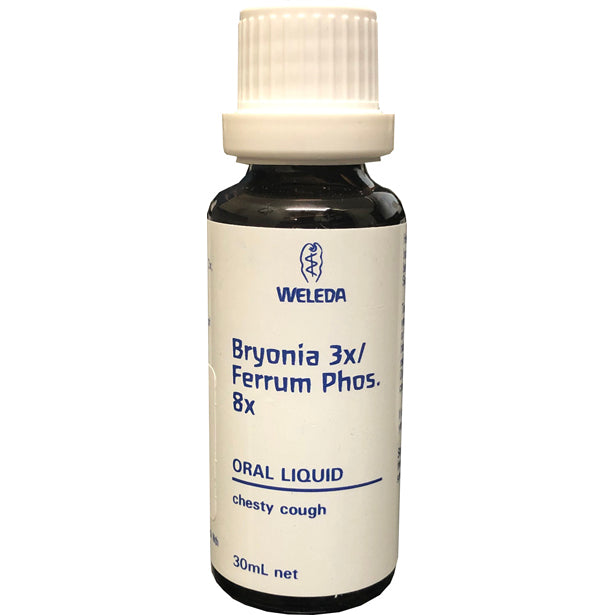 Weleda Bryonia 3x/Ferrum Phos 8x Drops 30ml