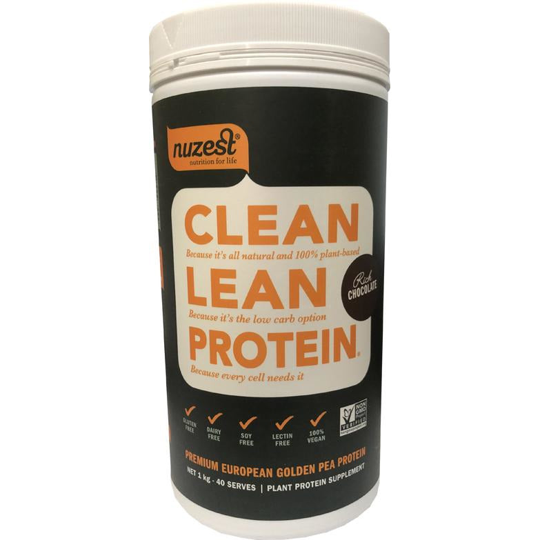 Nuzest Clean Lean Protein tub Rich Chocolate, 1 kg