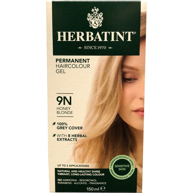 Herbatint Permanent Herbal Haircolour Gel - Honey Blonde 9N