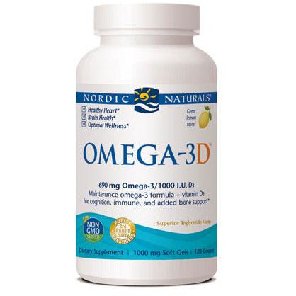 Nordic Naturals Omega 3D - lemon - 60 gels