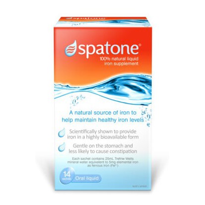 Spatone 100% Natural Liquid Iron Supplement - 14 Sachets