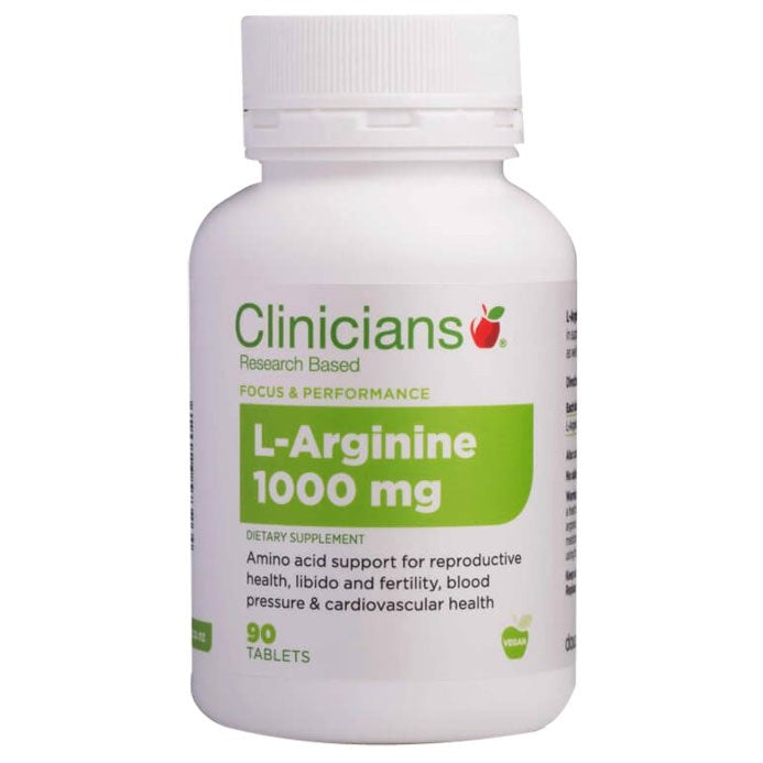 Clinicians L-Arginine 1000mg Tablets 90