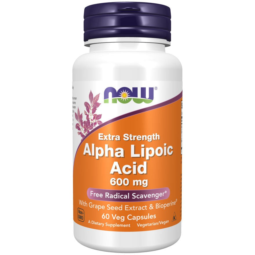 Now Alpha Lipoic Acid Extra Strength 600mg 60