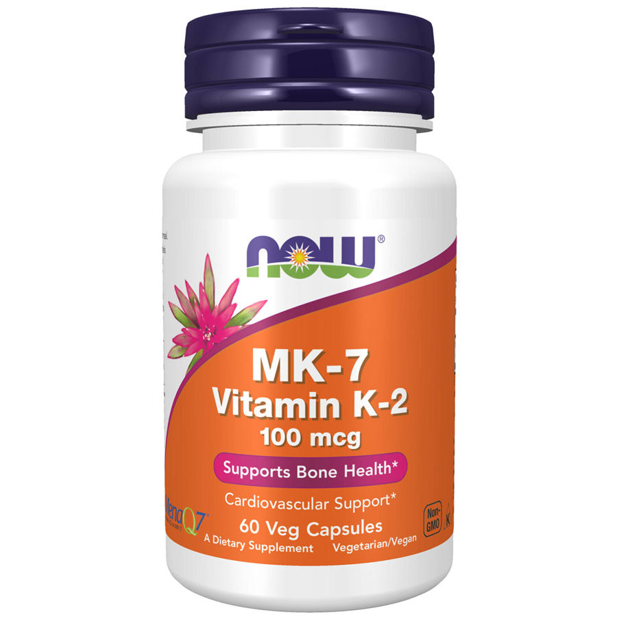 Now MK-7 Vitamin K-2 100 mcg Veg Capsules 60