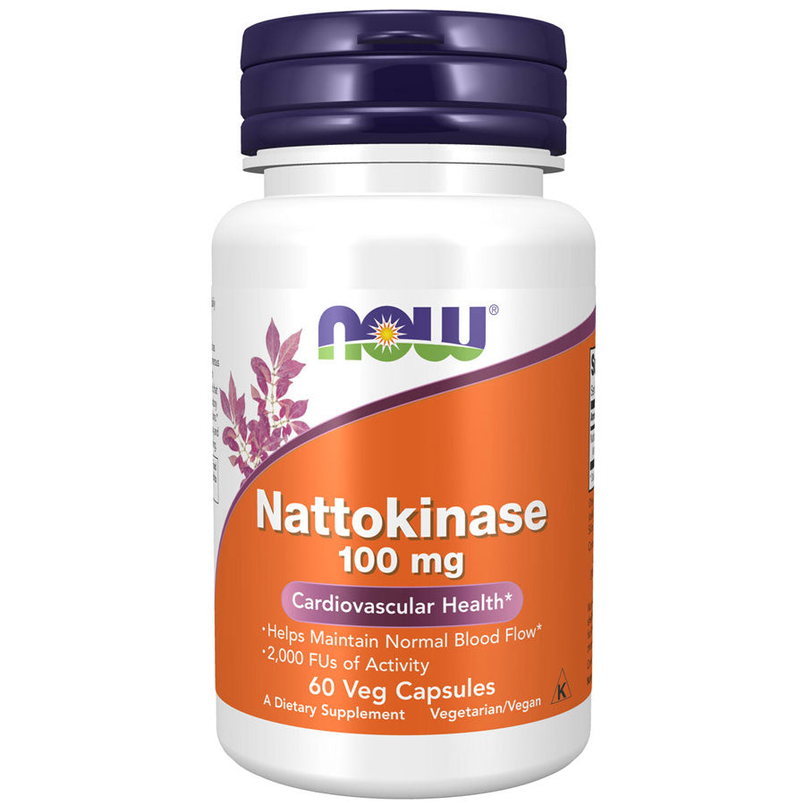 Now Nattokinase 100 mg Veg Capsules 60