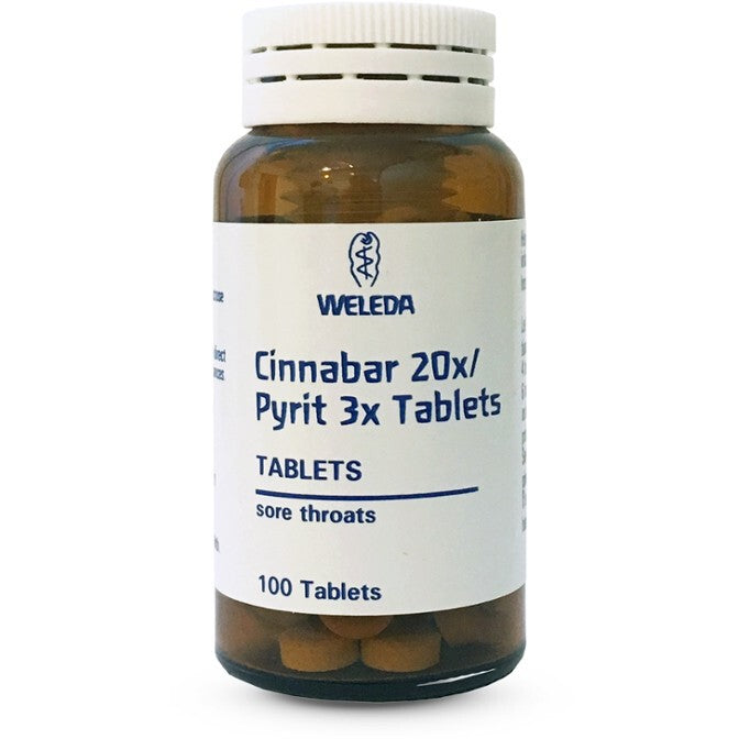 Weleda Cinnabar 20x /Pyrit 3x Tablets 100